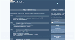 Desktop Screenshot of l-indivision.fr