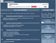 Tablet Screenshot of l-indivision.fr